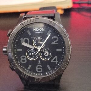 Nixon Black 51-30 Chronograph Men's Watch